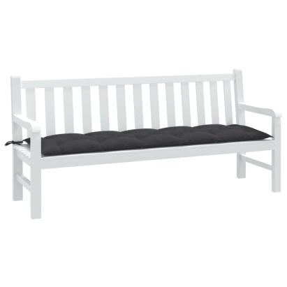 Pernă bancă de grădină, melanj antracit, 180x50x7 cm, textil GartenMobel Dekor