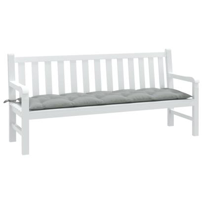 Pernă bancă de grădină, melanj gri deschis, 180x50x7 cm, textil GartenMobel Dekor