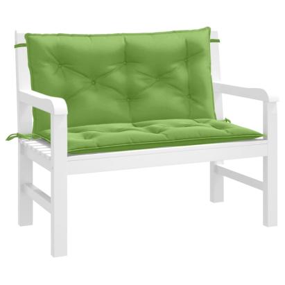 Pernă bancă de grădină, 2 buc. melanj verde, 100x50x7 cm textil GartenMobel Dekor