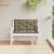 Pernă bancă de grădină 2buc melanj gri taupe 100x50x7 cm textil GartenMobel Dekor