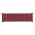 Pernă bancă de grădină 2 buc melanj roșu vin 200x50x7 cm textil GartenMobel Dekor