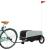 Remorcă pentru biciclete, negru și gri, 30 kg, fier GartenMobel Dekor