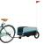 Remorcă pentru biciclete, negru și albastru, 30 kg, fier GartenMobel Dekor