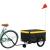 Remorcă pentru biciclete, negru și galben, 45 kg, fier GartenMobel Dekor