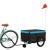 Remorcă pentru biciclete, negru și albastru, 45 kg, fier GartenMobel Dekor
