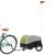 Remorcă pentru biciclete, negru și verde, 30 kg, fier GartenMobel Dekor