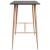 Set mobilier de bar, 7 piese, negru GartenMobel Dekor