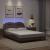 Cadru de pat cu lumini LED, maro, 140x200 cm, piele ecologică GartenMobel Dekor