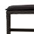 Set mobilier de exterior cu perne, 11 piese, negru, poliratan GartenMobel Dekor