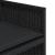 Set mobilier de grădină cu perne, 15 piese, negru, poliratan GartenMobel Dekor