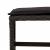 Set mobilier de exterior cu perne, 11 piese, negru, poliratan GartenMobel Dekor