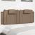 Pernă pentru tăblie de pat, cappuccino 140 cm piele artificială GartenMobel Dekor