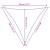 Parasolar, gri deschis, 3,6x3,6x3,6 m, 100% poliester Oxford GartenMobel Dekor