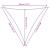 Parasolar, nisipiu, 3,6x3,6x3,6 m, 100% poliester Oxford  GartenMobel Dekor