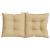 Perne scaun cu spătar mic, 4 buc. melanj bej 100x50x7 cm textil GartenMobel Dekor
