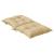 Perne scaun cu spătar mic, 4 buc. melanj bej 100x50x7 cm textil GartenMobel Dekor