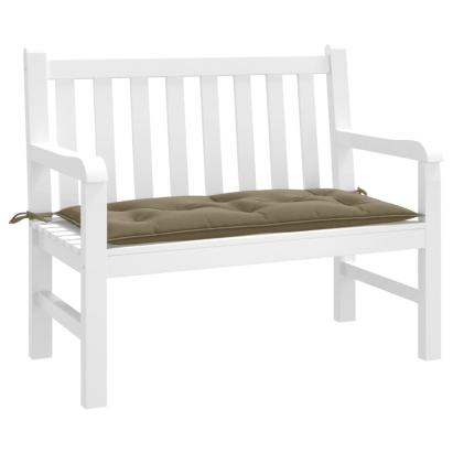 Pernă bancă de grădină, melanj gri taupe, 100x50x7 cm, textil GartenMobel Dekor