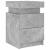 Noptieră cu lumini LED, gri beton, 35x39x55 cm GartenMobel Dekor