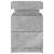 Noptieră cu lumini LED, gri beton, 35x39x55 cm GartenMobel Dekor