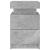 Noptiere cu lumini LED, 2 buc., gri beton, 35x39x55 cm GartenMobel Dekor