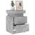 Noptiere cu lumini LED, 2 buc., gri beton, 35x39x55 cm GartenMobel Dekor