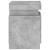 Noptiere cu lumini LED, 2 buc., gri beton, 35x39x55 cm GartenMobel Dekor