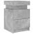 Noptiere cu lumini LED, 2 buc., gri beton, 35x39x55 cm GartenMobel Dekor