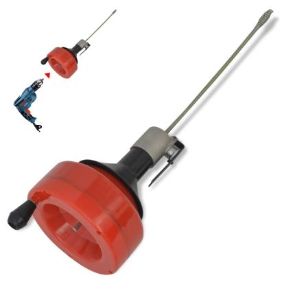 Curățător de țevi acționat manual/cu burghiu, 8 m GartenMobel Dekor