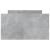 Cadru de pat cu tăblie la cap/picioare, gri beton, 100x200 cm GartenMobel Dekor