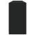 Servantă cu lumini LED, negru, 164x37x67 cm GartenMobel Dekor