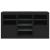 Servantă cu lumini LED, negru, 123x37x67 cm GartenMobel Dekor