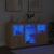 Servantă cu lumini LED, stejar sonoma, 123x37x67 cm GartenMobel Dekor