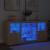 Servantă cu lumini LED, stejar sonoma, 142,5x37x67 cm GartenMobel Dekor
