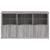 Servantă cu lumini LED, gri sonoma, 181,5x37x100 cm GartenMobel Dekor