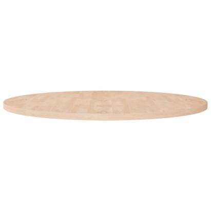 Blat de masă rotund, Ø90x2,5 cm, lemn masiv stejar netratat GartenMobel Dekor