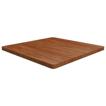 Blat de masă pătrat maro închis 90x90x4 cm lemn stejar tratat GartenMobel Dekor