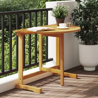 Masă de balcon pliabilă, 90x60x72 cm, lemn masiv de acacia GartenMobel Dekor