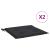 Perne scaune grădină 2 buc. negru 50x50x3 cm țesătură Oxford GartenMobel Dekor