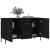 Dulap, negru, 100x36x60 cm, lemn compozit GartenMobel Dekor