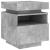 Noptiere cu lumini LED, 2 buc., gri beton, 40x39x48,5 cm GartenMobel Dekor