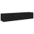 Comode TV de perete cu lumini LED, 2 buc., negru, 80x35x31 cm GartenMobel Dekor