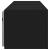 Comode TV de perete cu lumini LED, 2 buc., negru, 80x35x31 cm GartenMobel Dekor