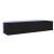 Comode TV de perete cu lumini LED, 2 buc., negru, 80x35x31 cm GartenMobel Dekor