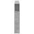 Tăblie de pat cu LED, gri beton, 180x18,5x103,5 cm, lemn GartenMobel Dekor