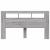Tăblie de pat cu LED, gri sonoma, 160x18,5x103,5 cm, lemn GartenMobel Dekor