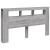 Tăblie de pat cu LED, gri sonoma, 160x18,5x103,5 cm, lemn GartenMobel Dekor