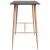Set mobilier de bar, 5 piese, negru GartenMobel Dekor