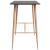 Set mobilier de bar, 7 piese, negru GartenMobel Dekor