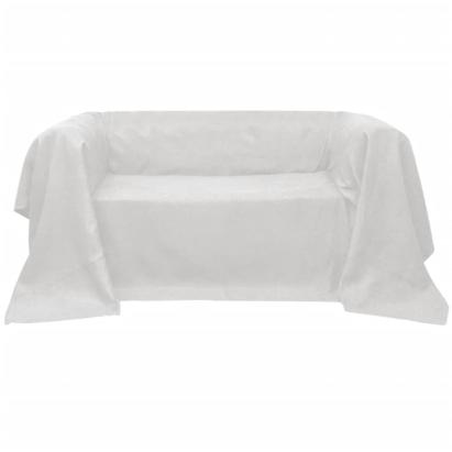 Husă din velur microfibră pentru canapea, 210 x 280 cm, crem  GartenMobel Dekor