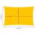 Pânză parasolar, galben dreptunghiular 3,5x5 m, HDPE, 160 g/m² GartenMobel Dekor